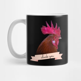 Angry Fowl Cluck You Funny Chicken Lover Gift Mug